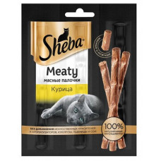 Лакомство SHEBA Meaty мясные палочки с курицей 12 г
