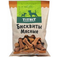 Лакомство TITBIT Бисквиты мясные печенье для собак 500 г