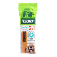 Лакомство TiTBiT Dental профилактическое 3в1 с облепихой для собак мелких и средних пород 110 г