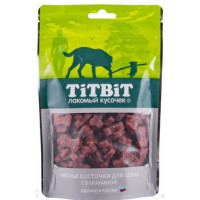 Лакомство TITBIT Лакомый кусочек мясные косточки с бараниной 145 г