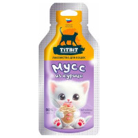 Лакомство TITBIT Мусс из курицы для кошек 15 г