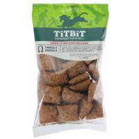 Лакомство TITBIT Золотая коллекция начос в мясной обсыпке 75 г