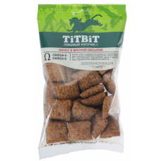 Лакомство TITBIT Золотая коллекция начос в мясной обсыпке 75 г