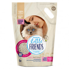 Little Friends Наполнитель растительный комкующийся для туалета кошек “Little Friends® Tofu Classic” 5л.