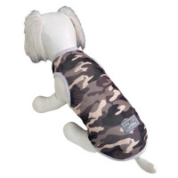 Майка Камуфляж сетка, беж, XXL, 36х48см, Pet Fashion