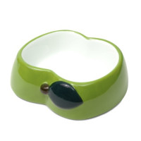 Миска керамическая для мелких животных Яблоко, 0,1л, Тriol