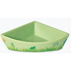 Миска TRIOL Полянка керамическая угловая 450 мл