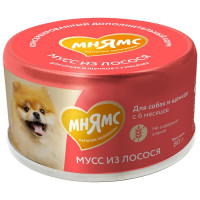 МНЯМС для собак и щенков мусс из лосося 80 г