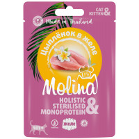MOLINA ДЛЯ КОТЯТ. ЦЫПЛЕНОК В ЖЕЛЕ, 70 г.
