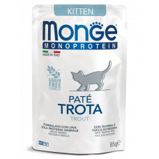 Monge Cat Monoprotein Pouch паучи для котят форель
