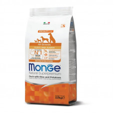 Monge Dog Speciality Line Monoprotein для щенков всех пород утка с рисом и картофелем 2,5кг