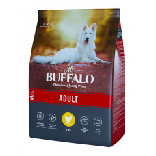MR.BUFFALO Adult M/L для собак средних и крупных пород с курицей 2 кг