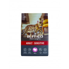 MR.BUFFALO Adult Sensitive 400 гр для кошек с чувствительным пищеварением с индейкой 