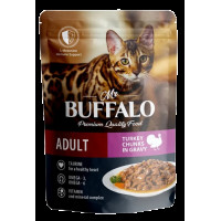 Mr.BUFFALO Adult Sensitive с индейкой в соусе 85 г