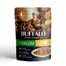 Mr.Buffalo Влажный корм для стерилизованных кошек Цыпленок в соусе
