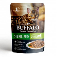 Mr.Buffalo Влажный корм для стерилизованных кошек Ягненок в соусе