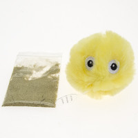 Мяч интерактивный Сверчок пушистый Сибирская кошка желтый