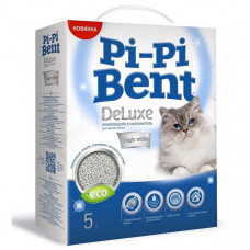 Наполнитель для туалета PI-PI BENT DeLuxe Magic White комкующийся бентонитов 5 л