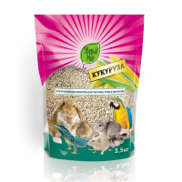 Наполнитель для туалета ЗВЕРЬЕ МОЕ кукурузный для грызунов, птиц и рептилий 3.5 кг