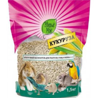 Наполнитель ЗВЕРЬЕ МОЕ кукурузный для грызунов и птиц 1.5 л