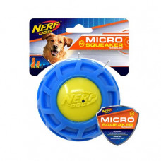NERF, Игрушка для собак, Мяч рифленый из резины, серия Микро, сине-зеленый, 10см, 56111