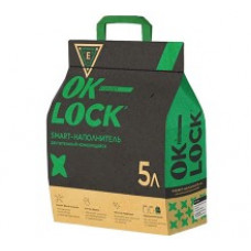 OK-LOCK Наполнитель ароматизированный OK-LOCK растительный, зеленый чай 5л