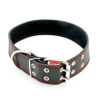 Jack&King ошейник.jk35047,45мм дв..простроч.,