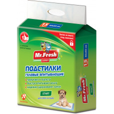 Пеленка-подстилка MR.FRESH Start Expert 40х60 см впитывающая 15 шт