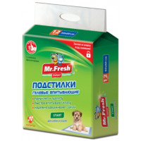 Пеленка-подстилка MR.FRESH Start Expert 60х60 см впитывающая 12 шт