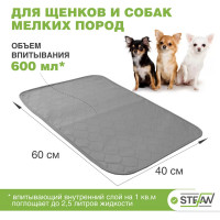 Пеленки STEFAN МНОГОРАЗОВАЯ 40*60см (1шт)