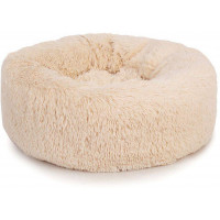 PerseiLine Лежанка ВИНЧИ МЯГКАЯ КРУГЛАЯ ПУХЛАЯ 58*20, светло-персиковый