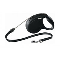 Поводок-рулетка FLEXI New Classic М 5 м до 20 кг черный