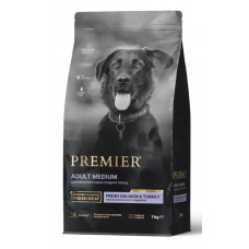 PREMIER Adult Medium Salmon & Turkey для собак средних пород с лососем и индейкой 1 кг