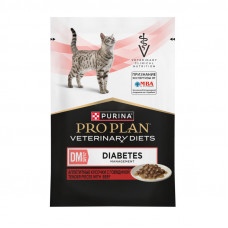 PRO PLAN Veterinary diets dm st/ox diabetes management для котят и взрослых кошек диетический  при диабете с говядиной 85 г