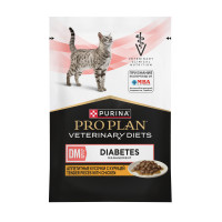 PRO PLAN Veterinary diets dm st/ox diabetes management для котят и взрослых кошек  при диабете с курицей 85 г