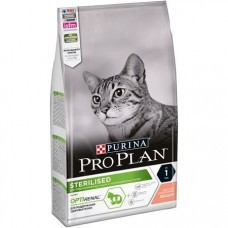 Pro Plan Sterilised с лососем для стерилизованных кошек и кастрированных котов 1.5 кг