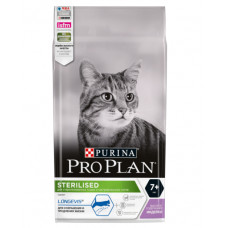 PURINA Pro Рlan Sterilised с индейкой для стерилизованных кошек старше 7 лет 3 кг