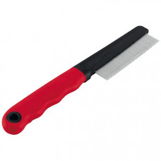 Расческа Ferplast GRO5838 прорезин.ручка ЧАСТАЯ малая