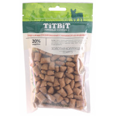 TiTBiT Подушечки глазированные с начинкой из индейки лакомство для собак