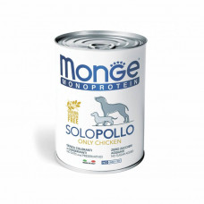Monge Dog Monoprotein Solo консервы для собак паштет из курицы 400 г