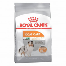 Royal Canin Mini Coat Care 3кг для поддержания здоровья кожи и шерсти мелких и миниатюрных пород собак
