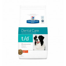 Hill's Prescription Diet Canine T/D Dental Care 3кг для собак всех пород при заболеваниях зубов