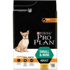 Pro Plan Small&Mini Adult 3кг для взрослых собак мелких и карликовых пород с курицей и рисом