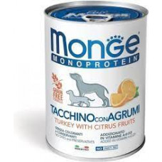 Monge Dog Monoprotein  индейка с цитрусами 400гр