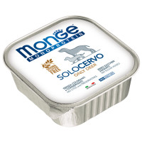Monge Dog Monoprotein Solo консервы для собак паштет из оленины 150 г