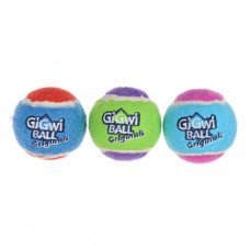 Gigwi Игрушка для собак Три мяча с пищалкой маленькие 4,8см,