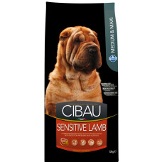 Cibau Adult Medium & Maxi Sensitive Lamb 12кг для взрослых собак средних и больших пород с ягненком