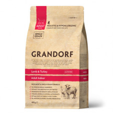 Grandorf д/кош Indoor д/домашних Ягненок/Индейка 2кг