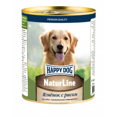 Happy dog банка с ягненком и рисом 970 г