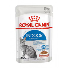 ROYAL CANIN Indoor Sterilised кусочки в соусе для взрослых кошек, живущих в помещении 85 г